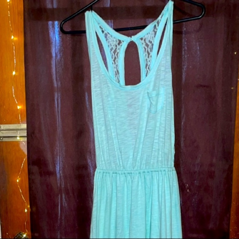 Small Light Blue Hollister Maxi Dress NWT